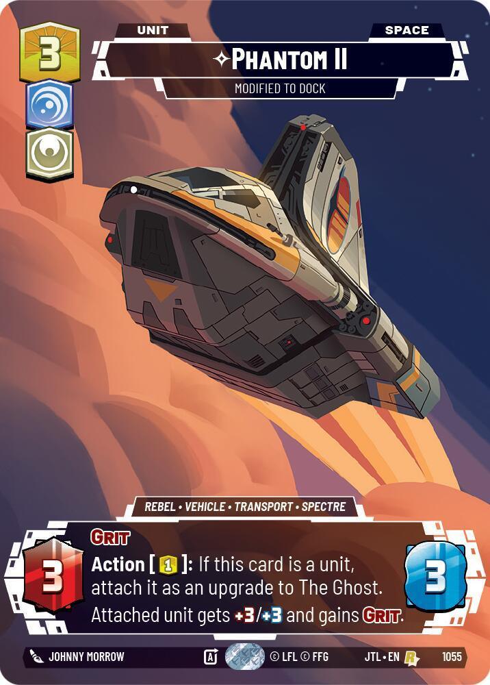  Phantom II - Modified to Dock (Prestige Foil) (1055) [Jump to Lightspeed] - Trading Card World