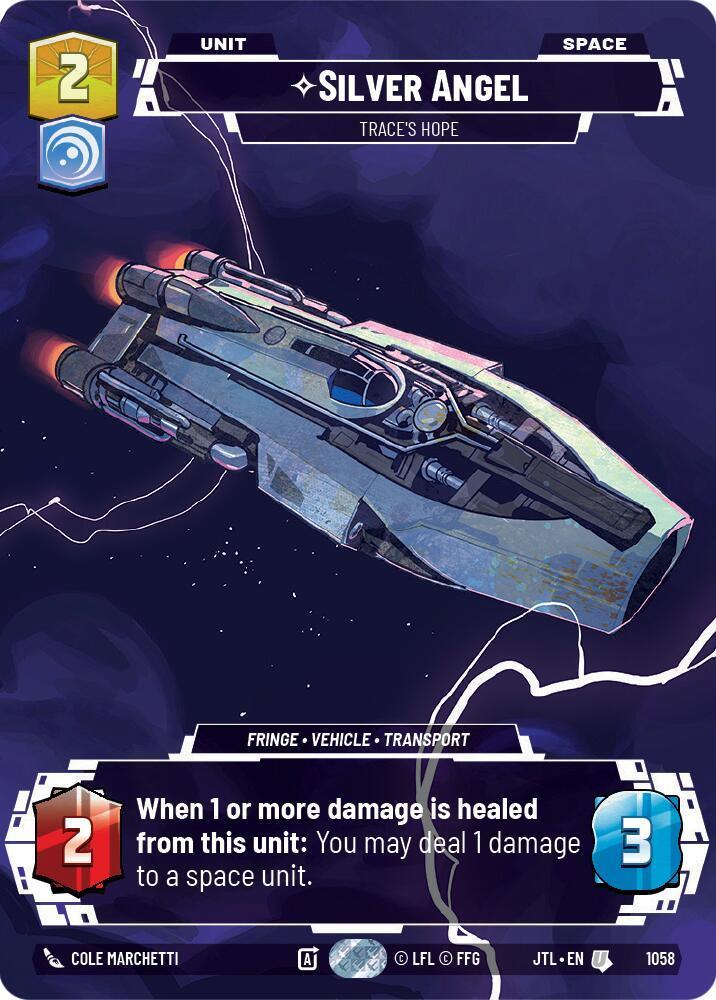  Silver Angel - Trace's Hope (Prestige Foil) (1058) [Jump to Lightspeed] - Trading Card World