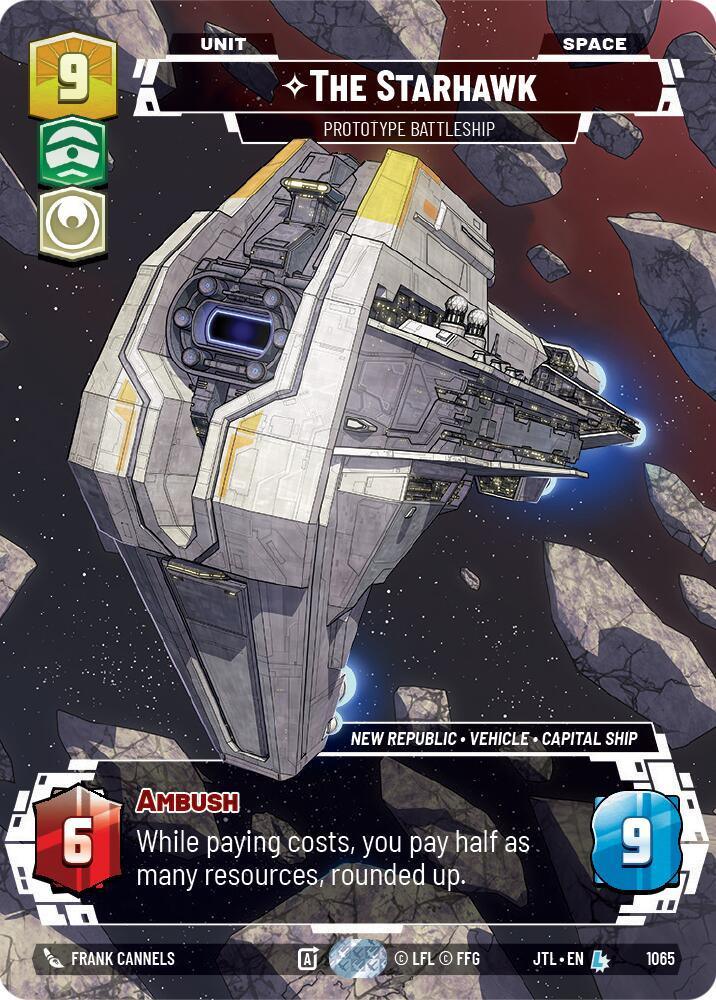  The Starhawk - Prototype Battleship (Prestige Foil) (1065) [Jump to Lightspeed] - Trading Card World