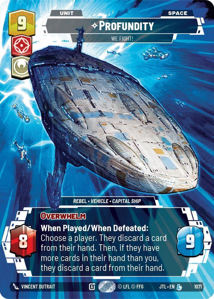  Profundity - We Fight! (Prestige Foil) (1071) [Jump to Lightspeed] - Trading Card World