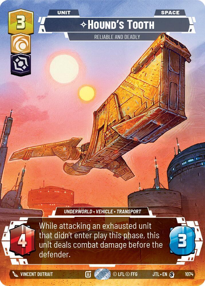 Hound's Tooth - Reliable and Deadly (Prestige Foil) (1074) [Jump to Lightspeed] - Trading Card World