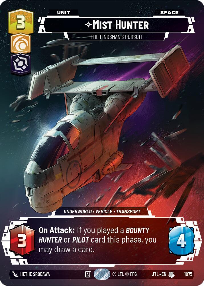  Mist Hunter - The Findsman's Pursuit (Prestige Foil) (1075) [Jump to Lightspeed] - Trading Card World