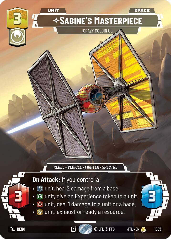  Sabine's Masterpiece - Crazy Colorful (Prestige Foil) (1085) [Jump to Lightspeed] - Trading Card World