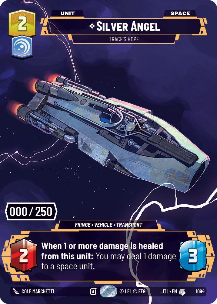  Silver Angel - Trace's Hope (Serialized) (1094) [Jump to Lightspeed] - Trading Card World