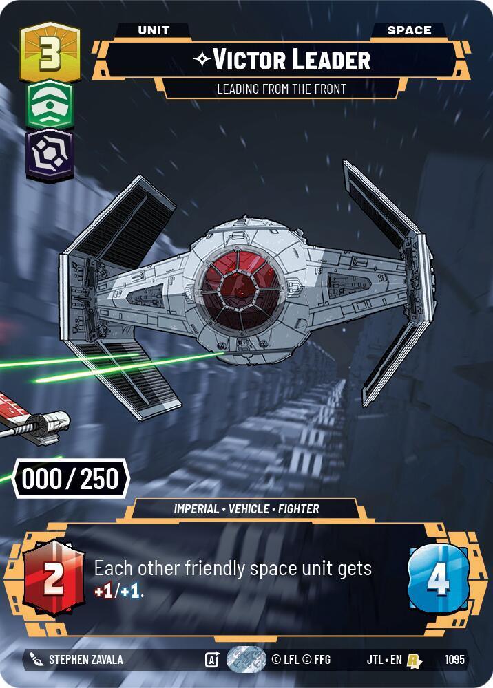  Victor Leader - Leading from the Front (Serialized) (1095) [Jump to Lightspeed] - Trading Card World