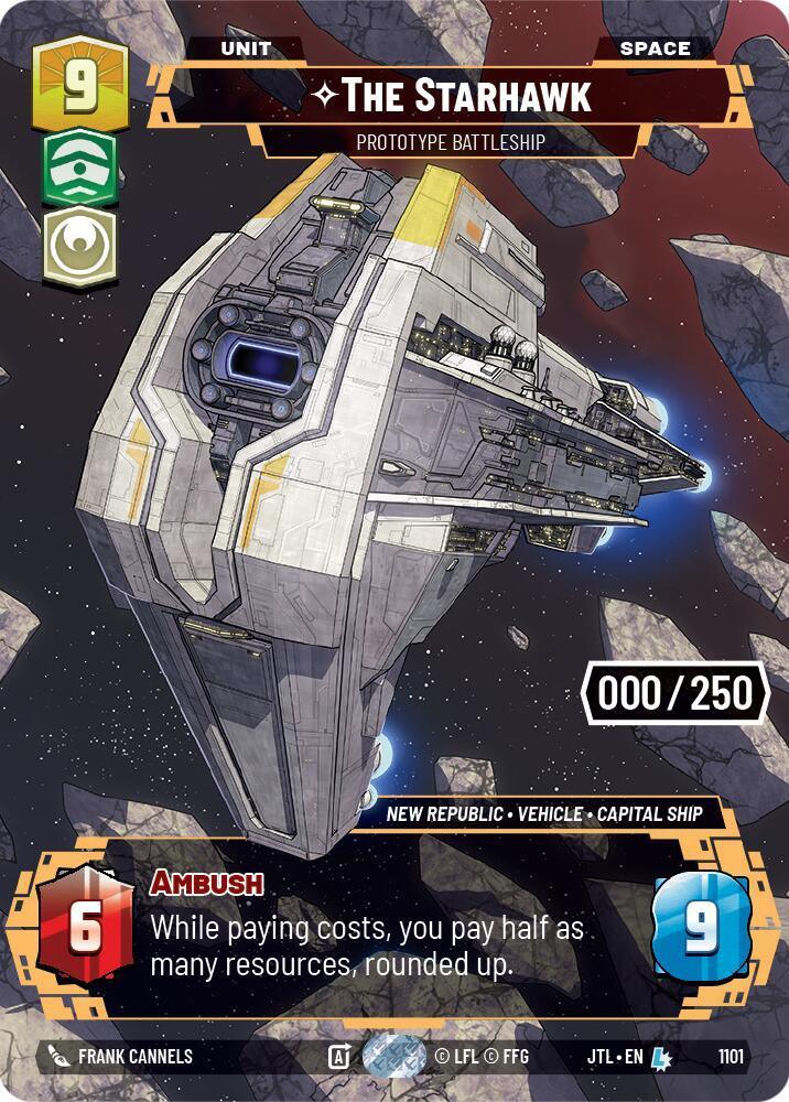  The Starhawk - Prototype Battleship (Serialized) (1101) [Jump to Lightspeed] - Trading Card World