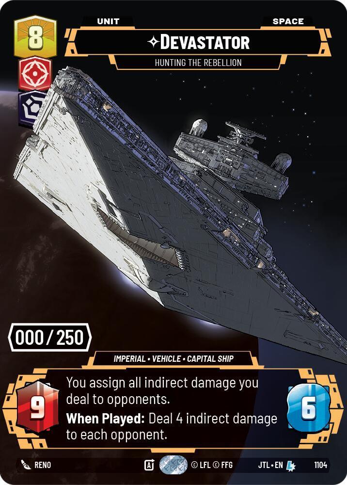  Devastator - Hunting the Rebellion (Serialized) (1104) [Jump to Lightspeed] - Trading Card World