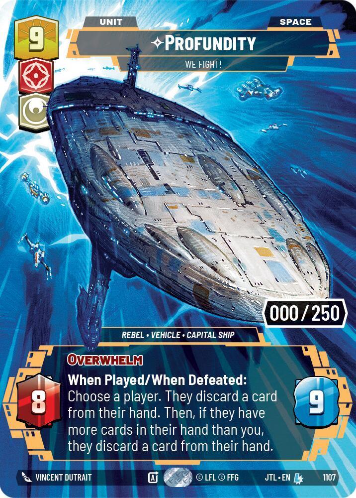  Profundity - We Fight! (Serialized) (1107) [Jump to Lightspeed] - Trading Card World