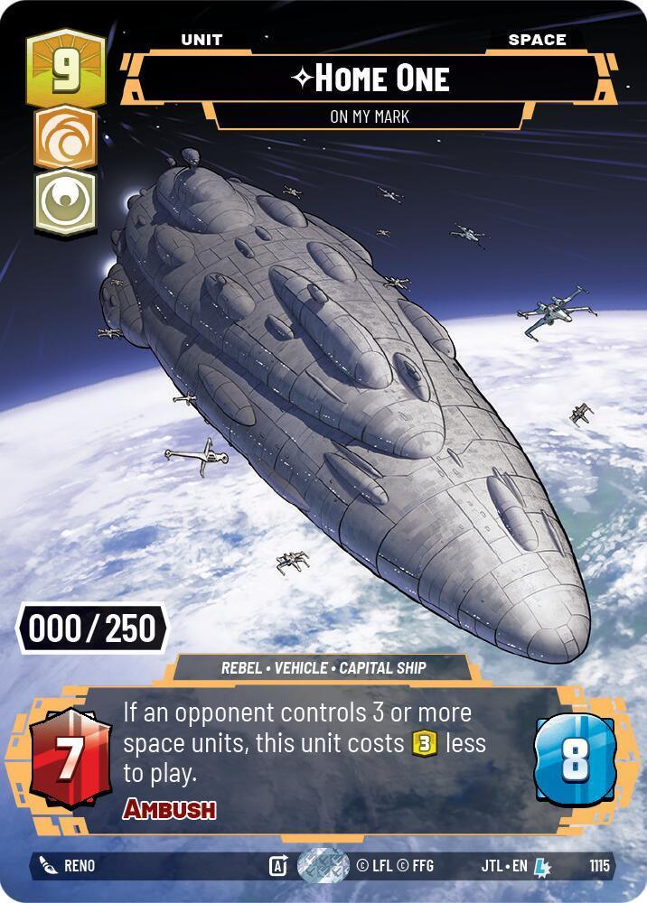  Home One - On My Mark (Serialized) (1115) [Jump to Lightspeed] - Trading Card World