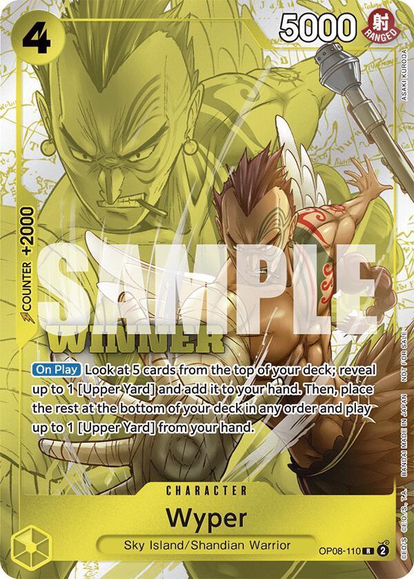 Character, One Piece Promotion Cards, Promotional Cards, Shandian Warrior, Sky Island, Uncommon Wyper (Winner Pack 2025 Vol. 2) [One Piece Promotion Cards] - Trading Card World
