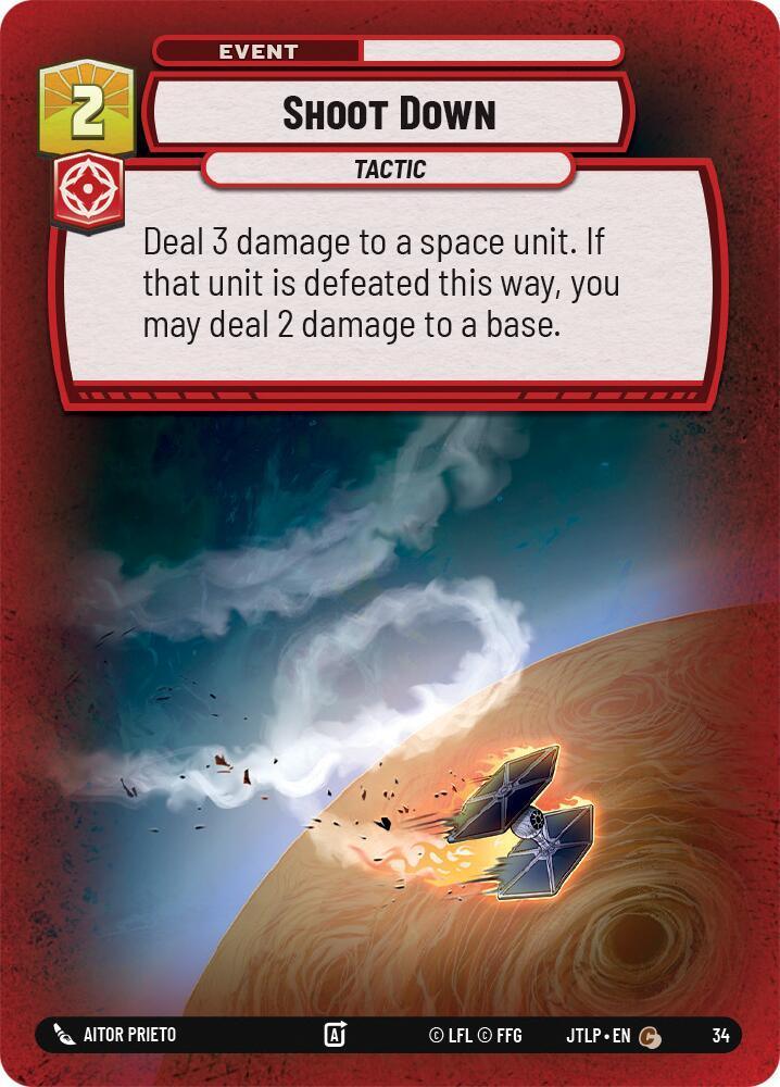  Shoot Down (Foil) (34) [Jump to Lightspeed: Weekly Play] - Trading Card World