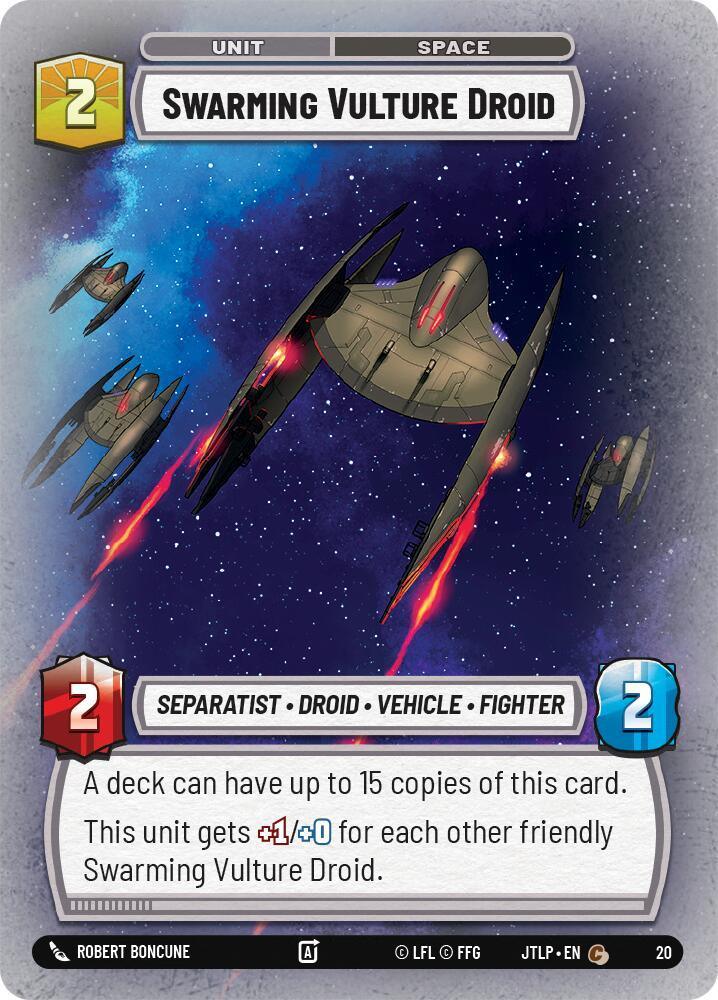  Swarming Vulture Droid (20) [Jump to Lightspeed: Weekly Play] - Trading Card World