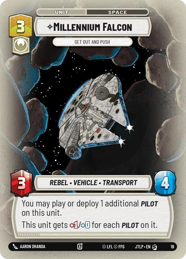  Millennium Falcon - Get Out And Push (19) [Jump to Lightspeed: Weekly Play] - Trading Card World