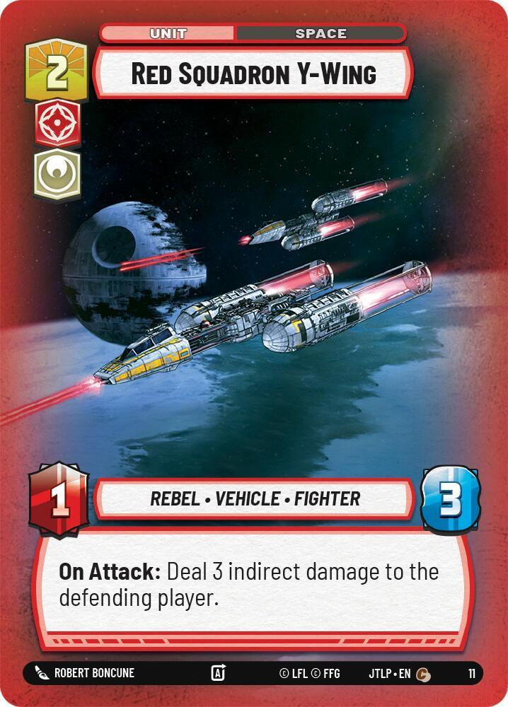  Red Squadron Y-Wing (11) [Jump to Lightspeed: Weekly Play] - Trading Card World