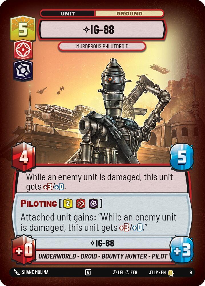  IG-88 - Murderous Phlutdroid (9) [Jump to Lightspeed: Weekly Play] - Trading Card World