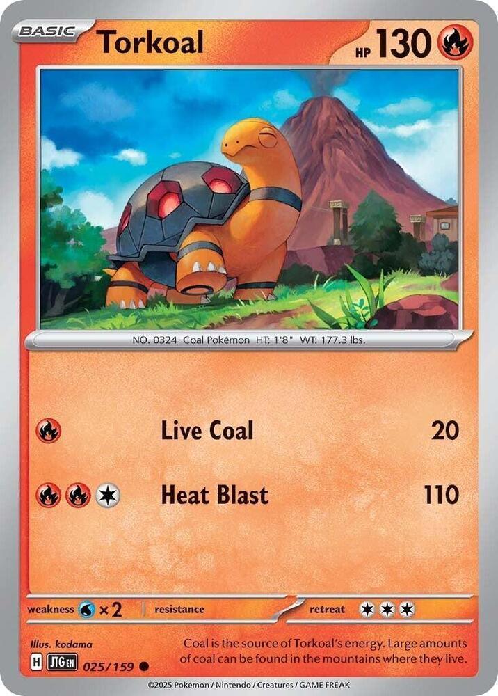 025, Scarlet & Violet: Journey Together Torkoal (025/159) [Scarlet & Violet: Journey Together] - Trading Card World