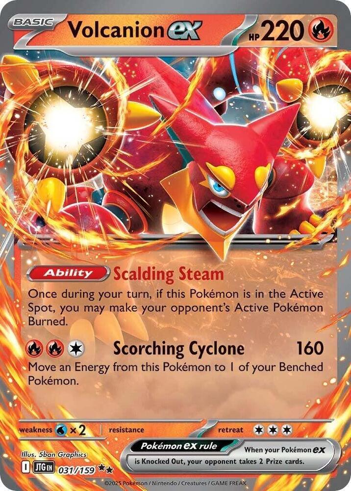 Scarlet & Violet: Journey Together Volcanion ex (031/159) [Scarlet & Violet: Journey Together] - Trading Card World