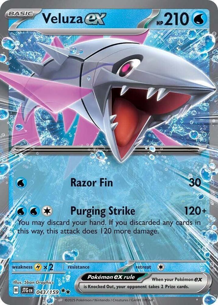 Scarlet & Violet: Journey Together Veluza ex (043/159) [Scarlet & Violet: Journey Together] - Trading Card World
