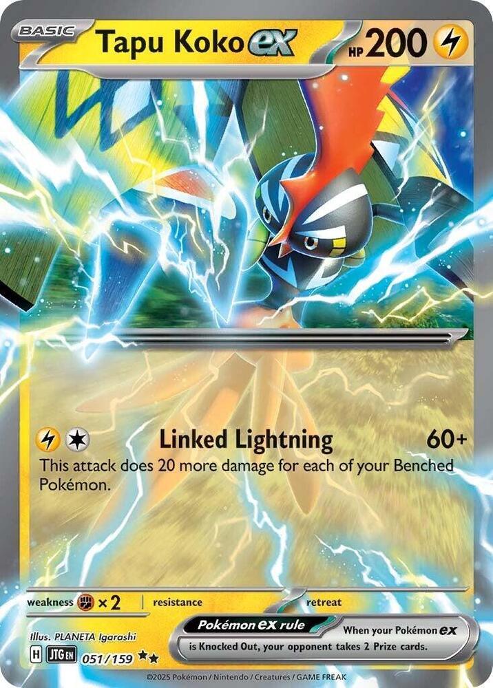 Scarlet & Violet: Journey Together Tapu Koko ex (051/159) [Scarlet & Violet: Journey Together] - Trading Card World