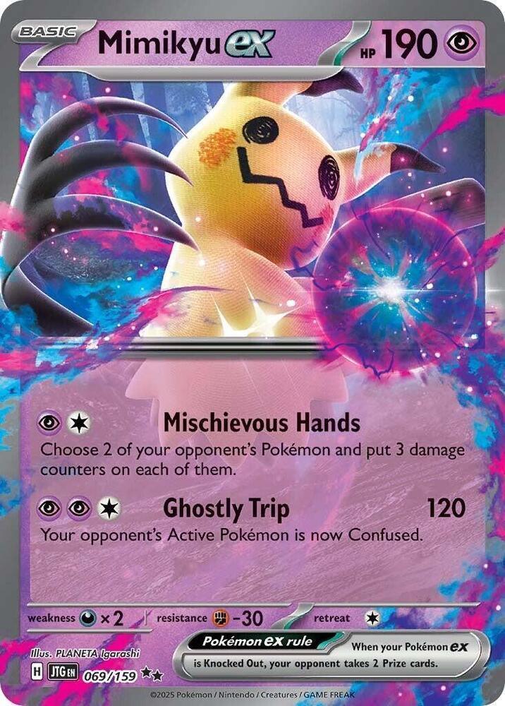 Scarlet & Violet: Journey Together Mimikyu ex (069/159) [Scarlet & Violet: Journey Together] - Trading Card World