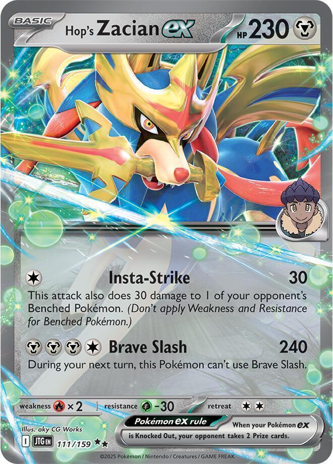 Scarlet & Violet: Journey Together Hop's Zacian ex (111/159) [Scarlet & Violet: Journey Together] - Trading Card World
