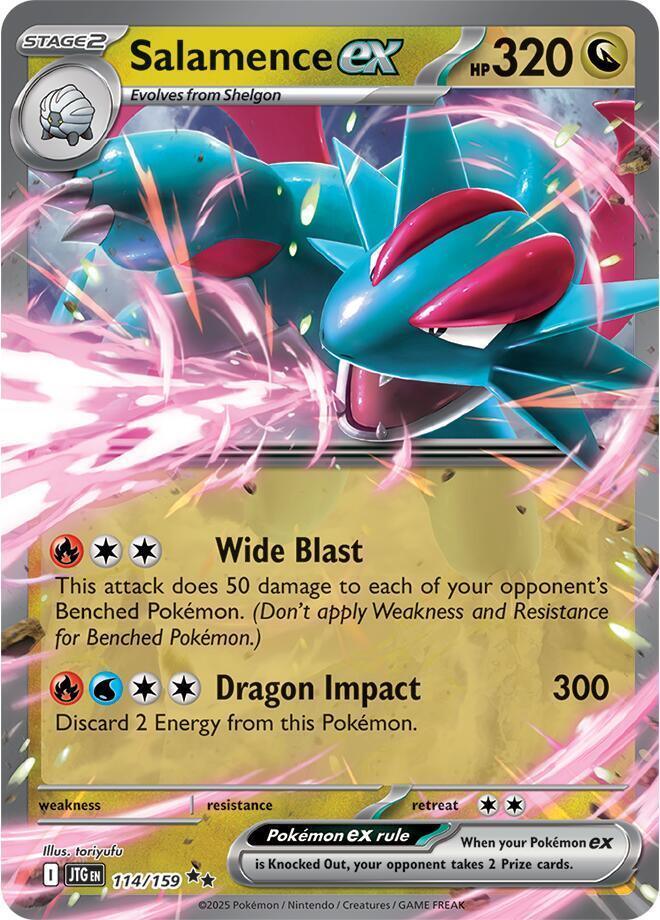 Scarlet & Violet: Journey Together Salamence ex (114/159) [Scarlet & Violet: Journey Together] - Trading Card World