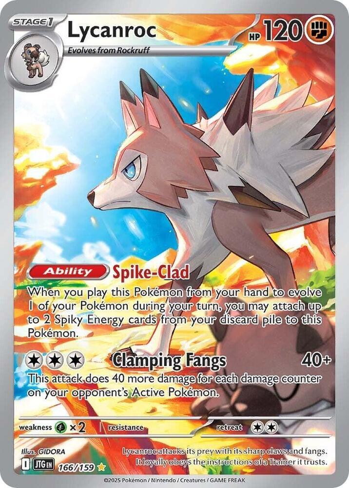 166, Scarlet & Violet: Journey Together Lycanroc (166/159) [Scarlet & Violet: Journey Together] - Trading Card World