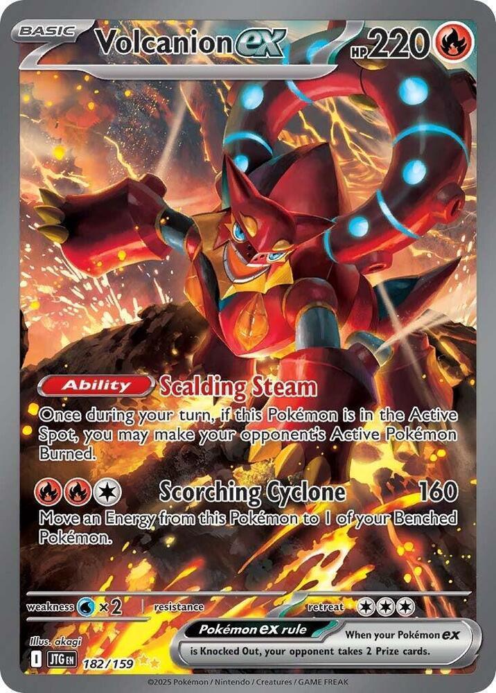 Scarlet & Violet: Journey Together Volcanion ex (182/159) [Scarlet & Violet: Journey Together] - Trading Card World