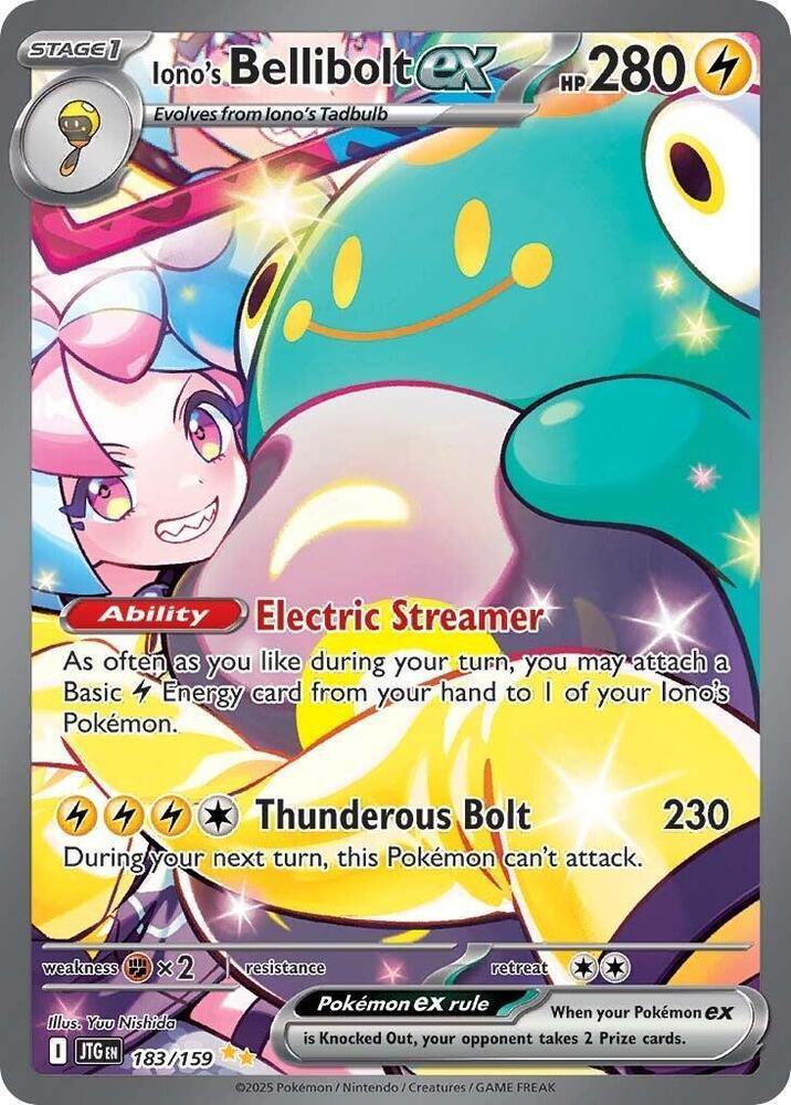 Scarlet & Violet: Journey Together Iono's Bellibolt ex (183/159) [Scarlet & Violet: Journey Together] - Trading Card World