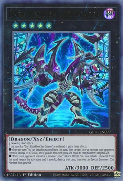 1st Edition, Dark, Dragon, Ghosts from the Past, Ultra Rare, Xyz/Effect Monster Dark Requiem Xyz Dragon [GFTP-EN099] Ultra Rare - Trading Card World