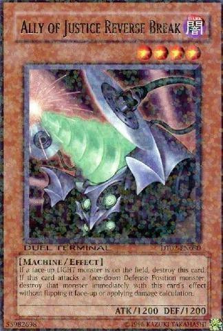 Dark, Duel Terminal 2, Effect Monster, Limited, Machine, Rare Ally of Justice Reverse Break [DT02-EN080] Rare - Trading Card World