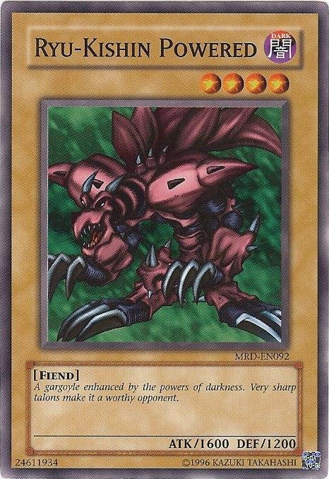 Common, Dark, Fiend, Metal Raiders, Normal Monster, Unlimited Ryu-Kishin Powered [MRD-EN092] Common - Trading Card World