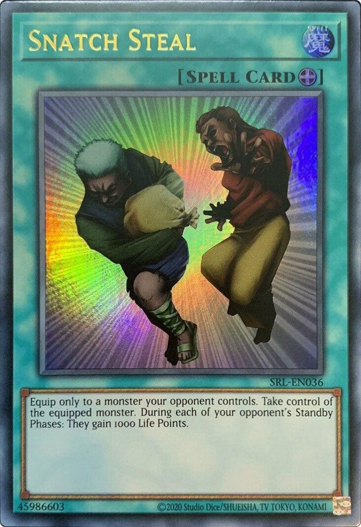 Normal Spell, Spell, Spell Ruler (25th Anniversary Edition), Ultra Rare, Unlimited Snatch Steal (25th Anniversary) [SRL-EN036] Ultra Rare - Trading Card World
