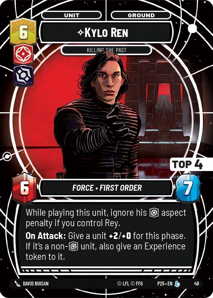  Kylo Ren - Killing the Past (48) (Top 4) (48) [Store Showdown Promos] - Trading Card World