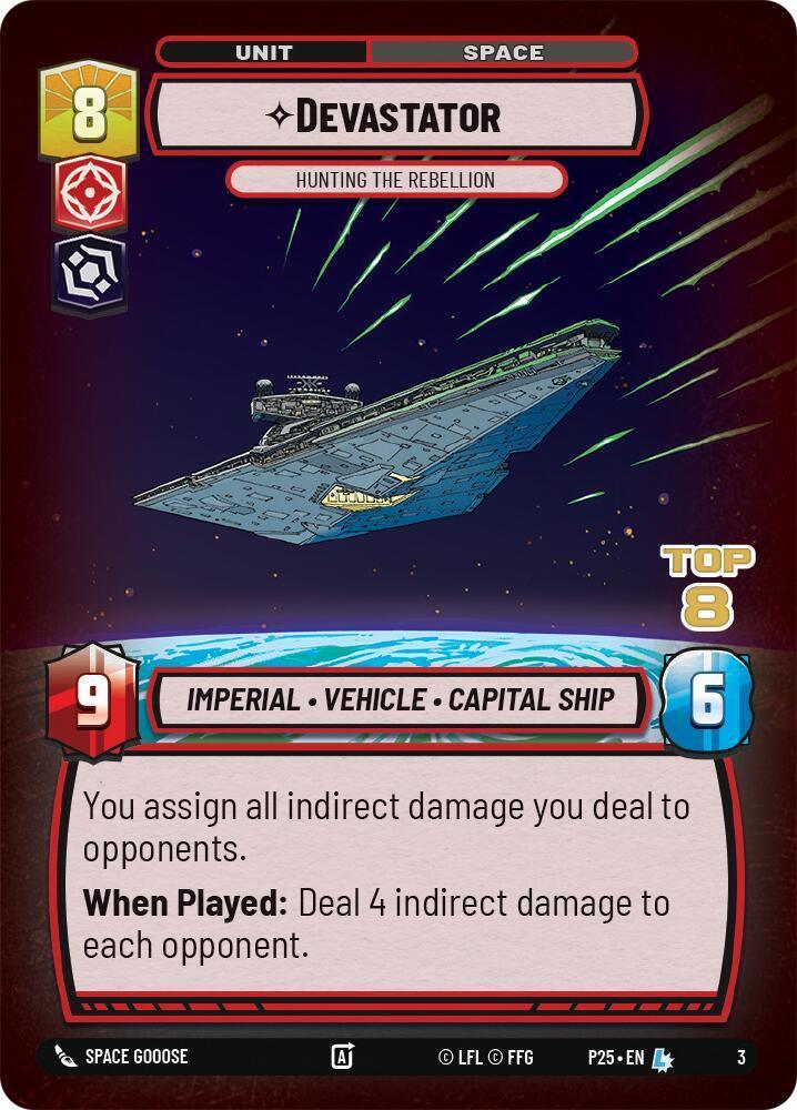  Devastator - Hunting the Rebellion (3) (Top 8) (3) [Store Showdown Promos] - Trading Card World