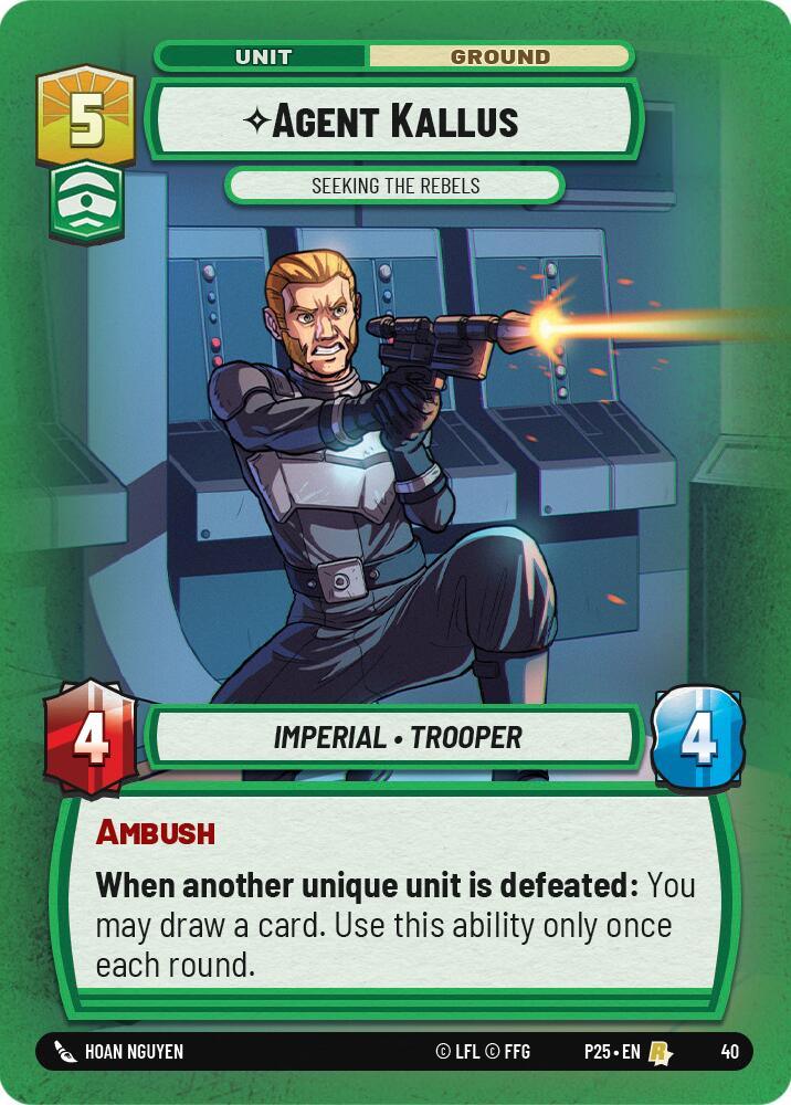  Agent Kallus - Seeking the Rebels (40) (40) [Store Showdown Promos] - Trading Card World