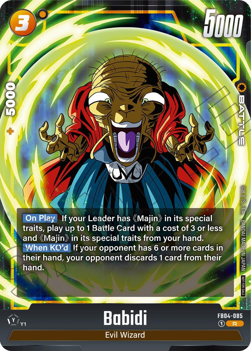  Babidi (Limited Pack 01) [Fusion World Promotion Cards] - Trading Card World
