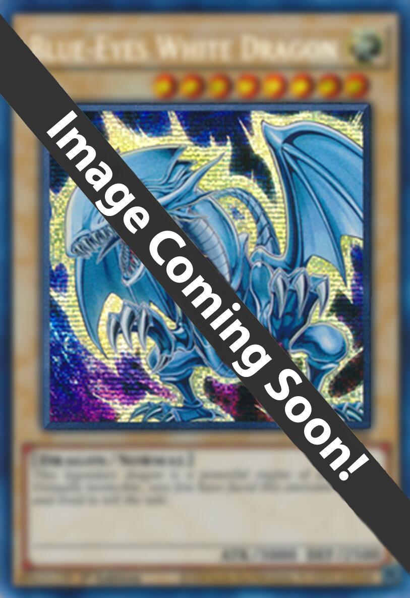 1st Edition, Light, Normal Monster, Platinum Secret Rare, Quarter Century Stampede Blue-Eyes White Dragon (7th Art) [RA04-EN108] Platinum Secret Rare - Trading Card World
