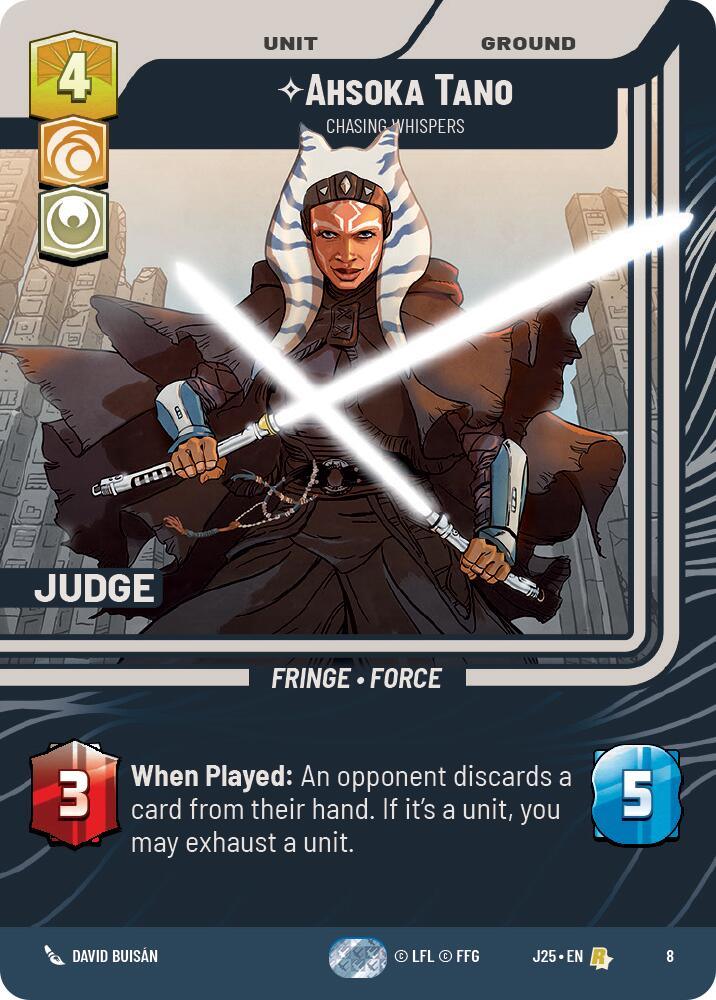  Ahsoka Tano - Chasing Whispers (8) (8) [Judge Promos] - Trading Card World
