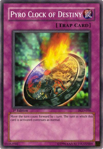 1st Edition, Common, Normal Trap, Pharaonic Guardian, Trap, Unlimited Pyro Clock of Destiny [PGD-050] Common - Trading Card World