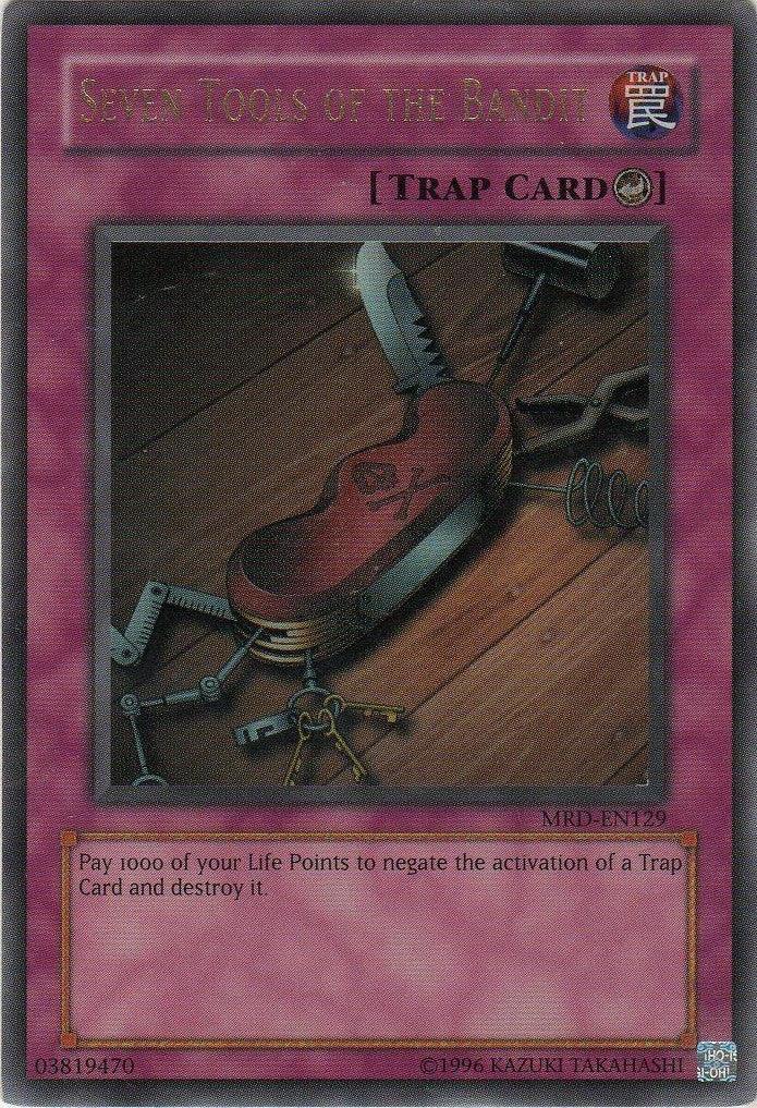 Counter Trap, Metal Raiders, Trap, Ultra Rare, Unlimited Seven Tools of the Bandit [MRD-EN129] Ultra Rare - Trading Card World