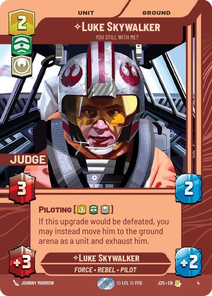  Luke Skywalker - You Still With Me? (4) (4) [Judge Promos] - Trading Card World