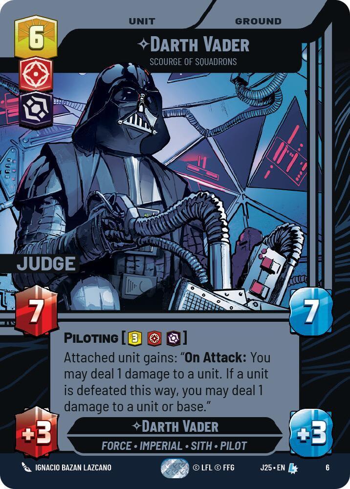  Darth Vader - Scourge of Squadrons (6) (6) [Judge Promos] - Trading Card World