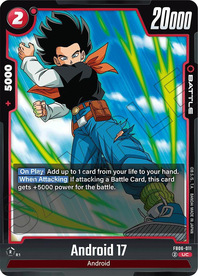  Android 17 (FB06-011) [Rivals Clash] - Trading Card World