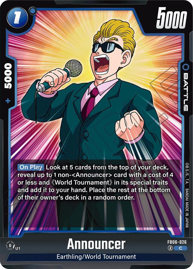  Announcer [Rivals Clash] - Trading Card World