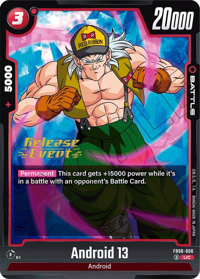  Android 13 [Rivals Clash Release Event Cards] - Trading Card World