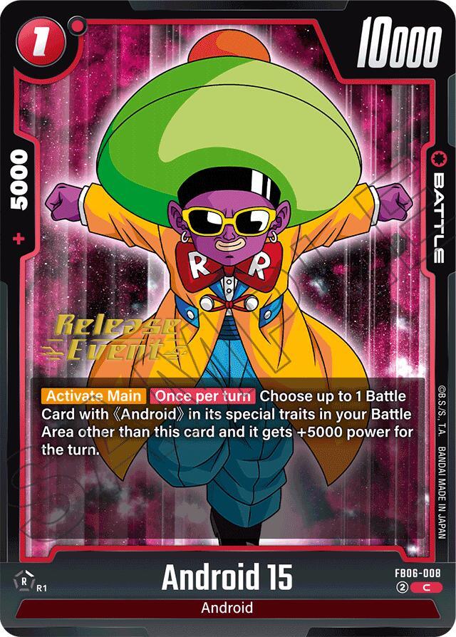  Android 15 [Rivals Clash Release Event Cards] - Trading Card World