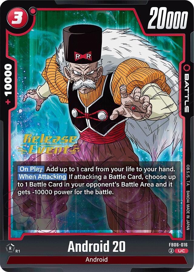  Android 20 [Rivals Clash Release Event Cards] - Trading Card World