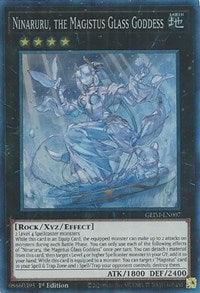 1st Edition, Collector's Rare, Earth, Genesis Impact, Rock, Xyz/Effect Monster Ninaruru, the Magistus Glass Goddess (CR) [GEIM-EN007] Collector's Rare - Trading Card World