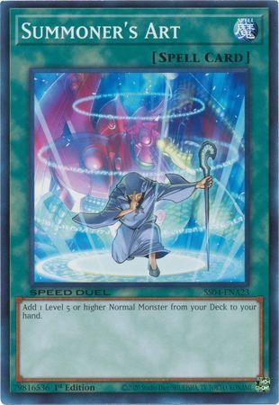 1st Edition, Common, Normal Spell, Speed Duel: Match of the Millennium, Spell Summoner's Art [SS04-ENA23] Common - Trading Card World